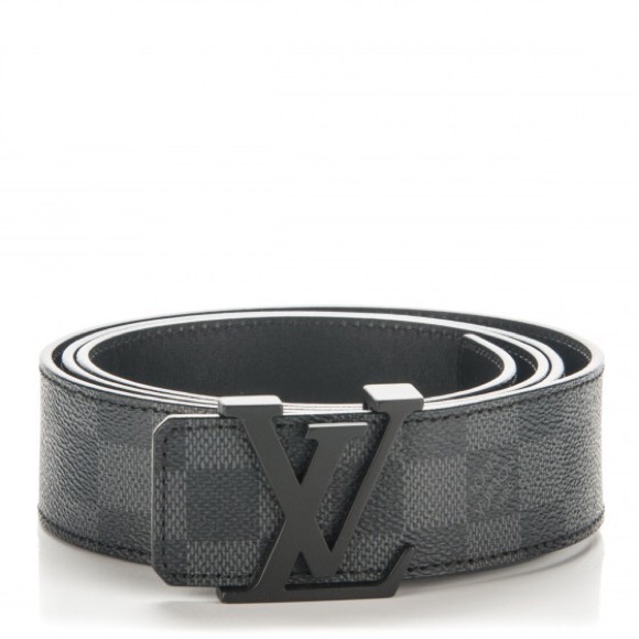 checkered lv belt